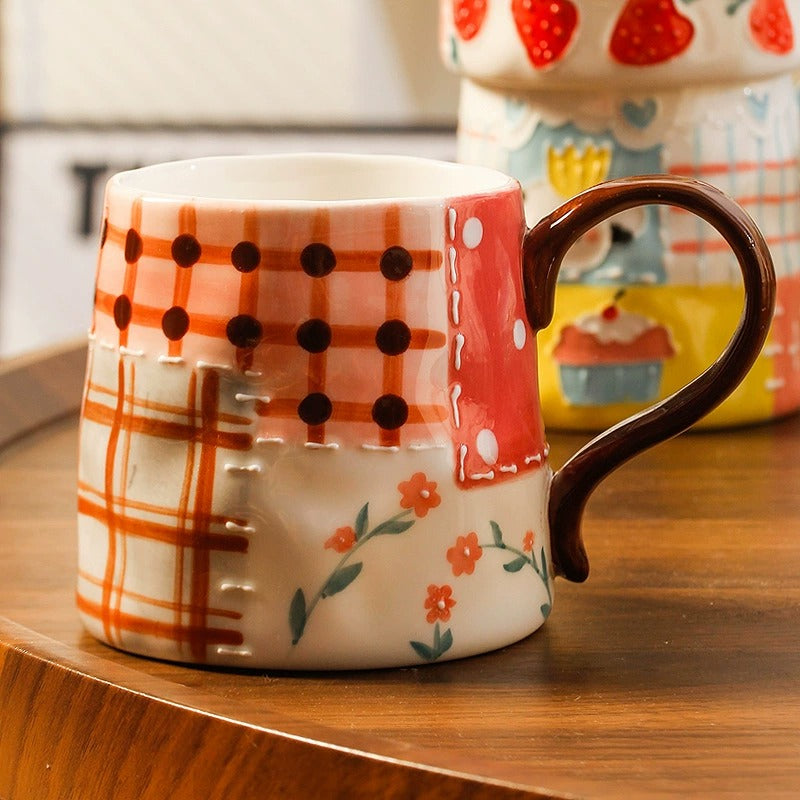 Large Cartoon Ceramic Mug