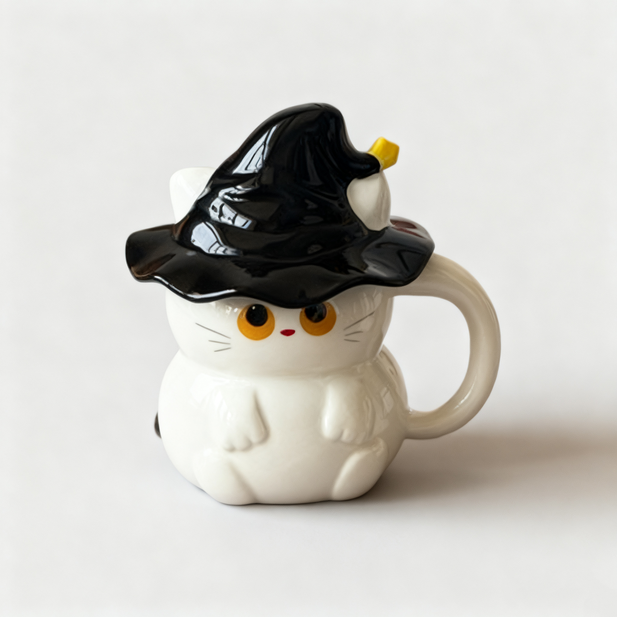 Cute Black & White Cat Ceramic Mug