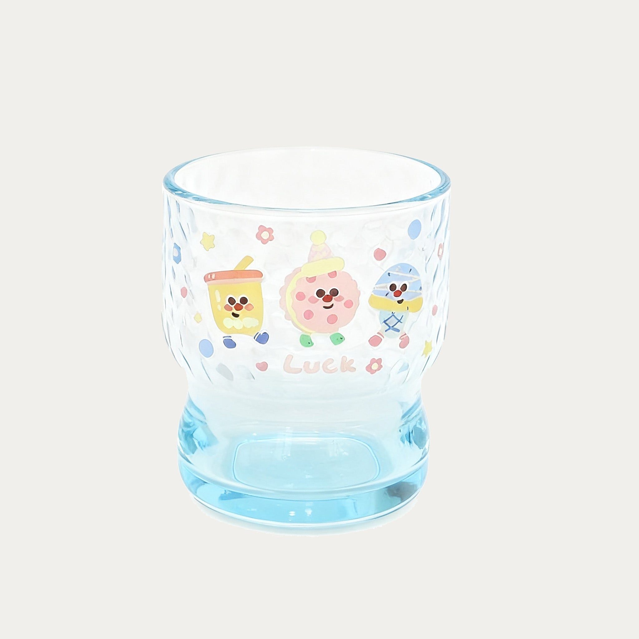 Cartoon Color-Sprayed Glass Cup