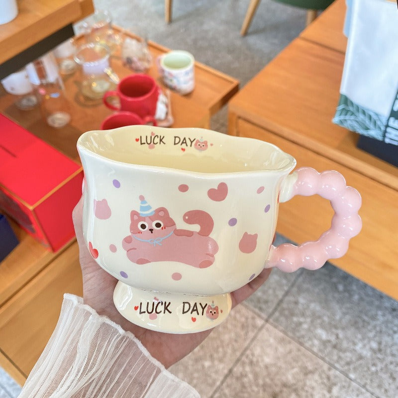 INS-Style Cute Puppy Ceramic Mug