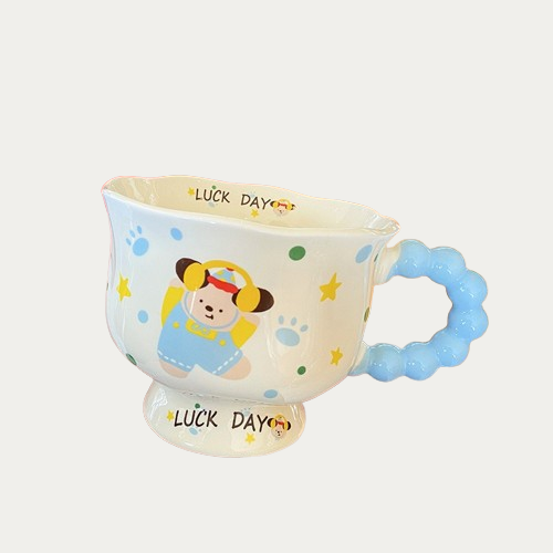 INS-Style Cute Puppy Ceramic Mug