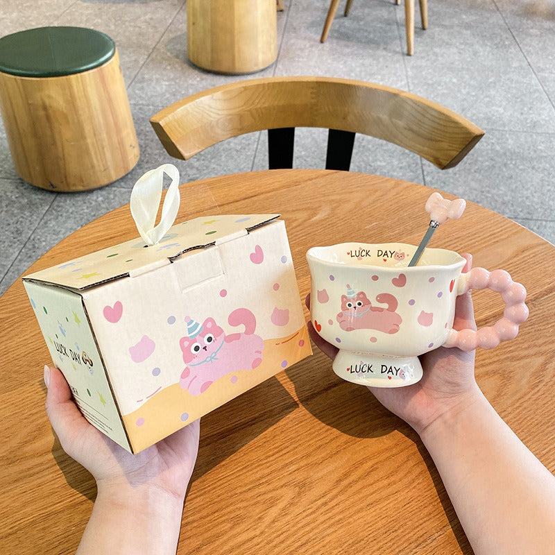 INS-Style Cute Puppy Ceramic Mug