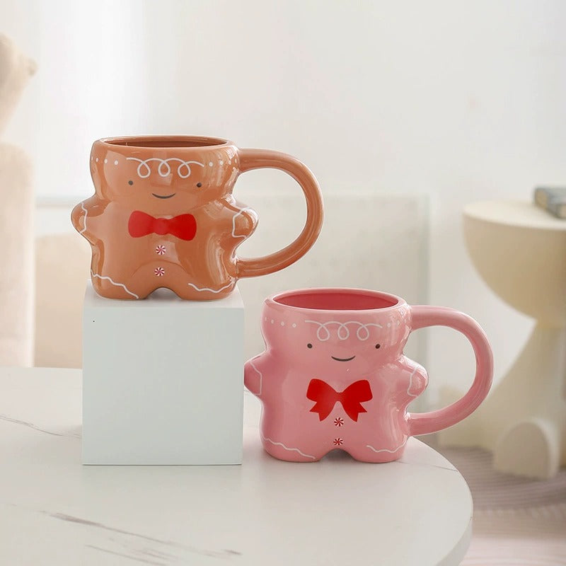 Cute Cartoon Irregular Ceramic Mug
