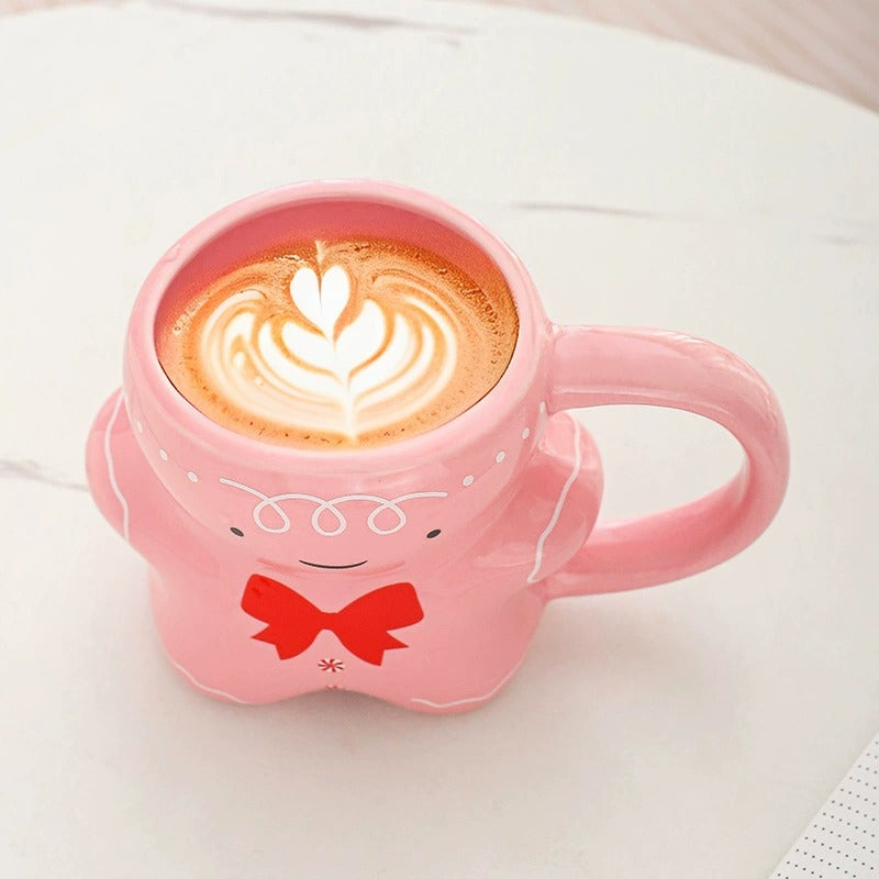 Cute Cartoon Irregular Ceramic Mug
