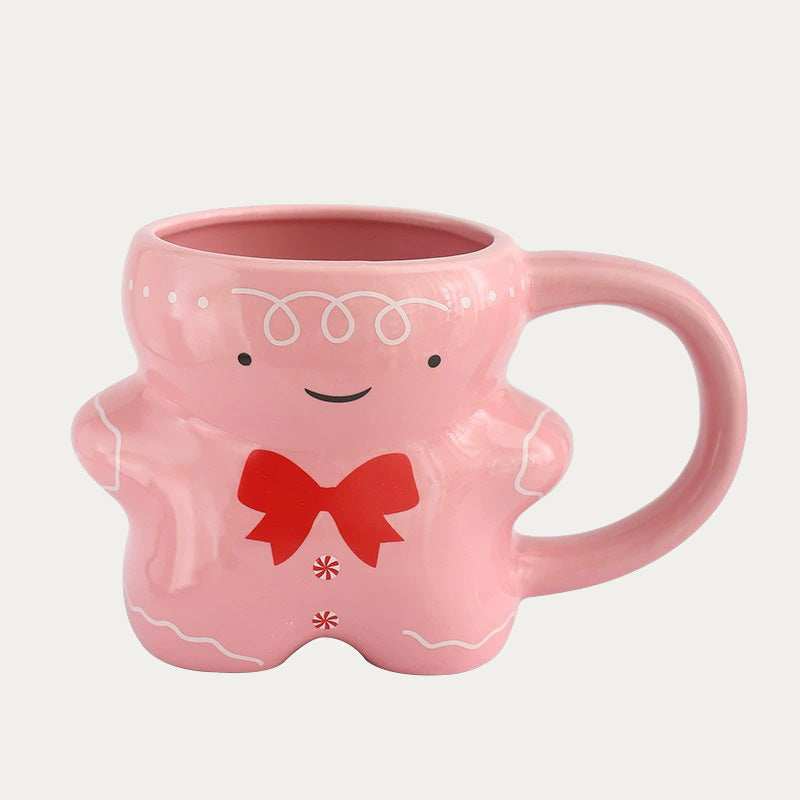Cute Cartoon Irregular Ceramic Mug